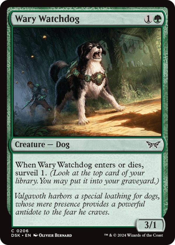 Wary Watchdog [Duskmourn: House of Horror] For Discount