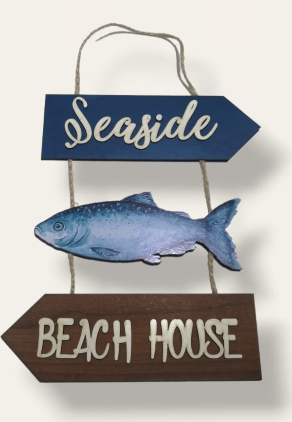 Decorative beach wooden wall art For Discount