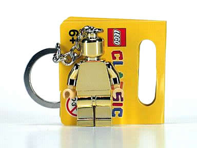 Golden Minifigure Key Chain (Chrome Gold), 850807 Hot on Sale