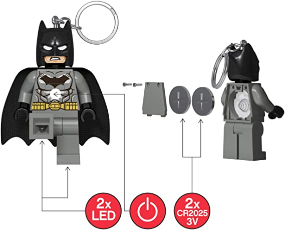 LEGO® DC Super Heroes Batman LED Keychain Light - 3 Inch Tall Figure Sale