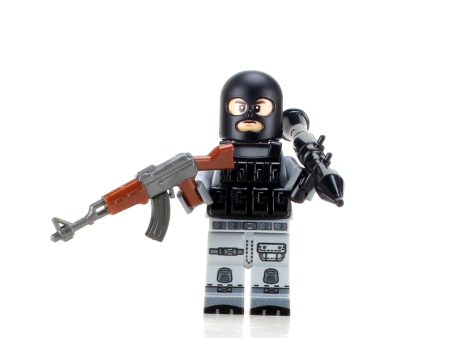 Mercenary Bandit Custom Minifigure, BB37 For Cheap