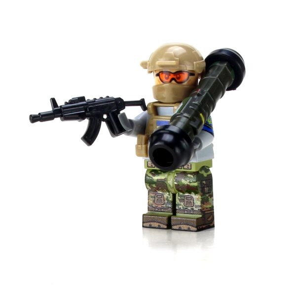 Ukrainian Anti-Tank Soldier Custom Minifigure Discount