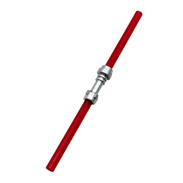 Star Wars Double-bladed Lightsaber Blade (Multiple Colors) with Metallic Silver Hilt, Part# 64567 + 30374 + 30374 Sale