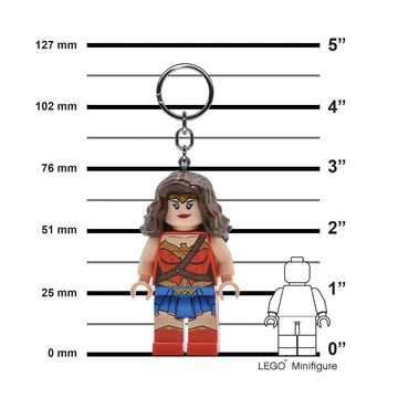 LEGO® WONDER WOMEN 3in SCALE MINIFIGURE LED KEYCHAIN LIGHT on Sale