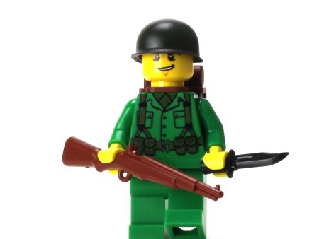 US Army Soldier with Rifle Custom Minifigure Sale