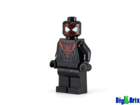 SPIDER FIGHTER MILES Custom Printed & Inspired Lego Marvel Minifigure Hot on Sale