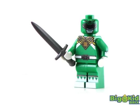 GREEN RANGER Custom Printed Lego Minifigure! Fashion