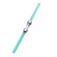 Star Wars Double-bladed Lightsaber Blade (Multiple Colors) with Metallic Silver Hilt, Part# 64567 + 30374 + 30374 Sale