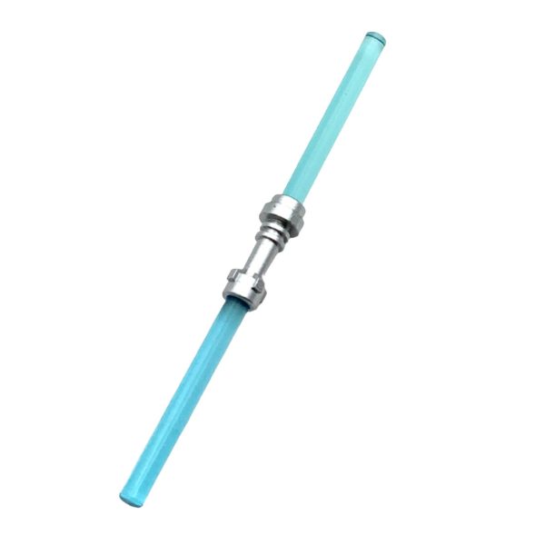 Star Wars Double-bladed Lightsaber Blade (Multiple Colors) with Metallic Silver Hilt, Part# 64567 + 30374 + 30374 Sale