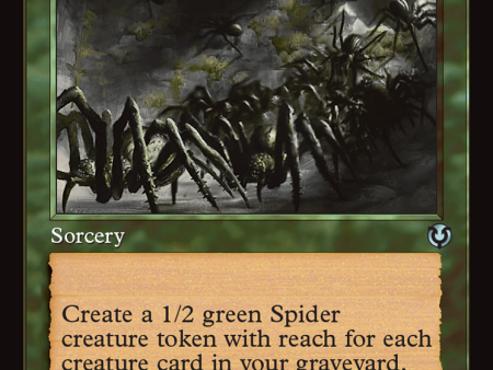 Spider Spawning (Retro Frame) [Innistrad Remastered] For Cheap