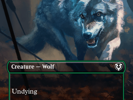 Young Wolf (Borderless) [Innistrad Remastered] For Discount